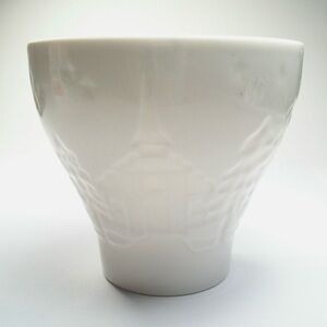 RORSTRAND -‎ Vintage Porcelain Tea Light - Winter Scene - Denmark - Circa 1960
